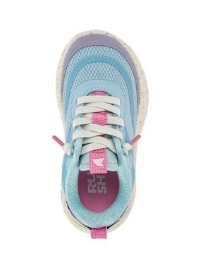 Light Blue and Pink Kids Breathable Sneakers